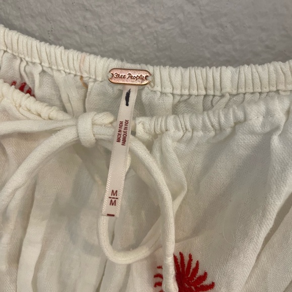 NWOT Free People Midi Babydoll Style Embroidered Dress - Picture 6 of 15